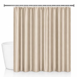 Bathlux Fabric Shower Curtain 180x180cm Beige #60992