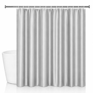 Bathlux Fabric Shower Curtain 180x180cm Light-Gray #61090