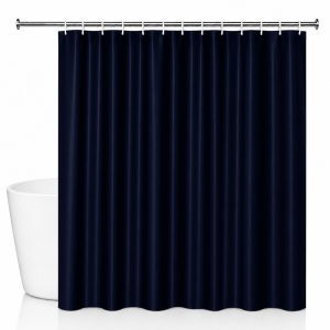 Bathlux Fabric Shower Curtain 180x180cm Navy #61093