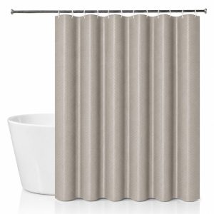Bathlux Peva Shower Curtain 180x180cm Khaki #60811