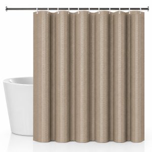 Bathlux Peva Shower Curtain 180x180cm Beige #60994