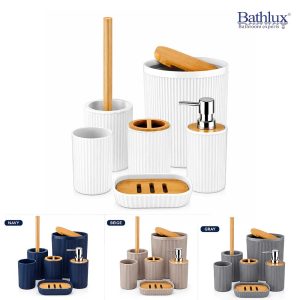 Bathlux 6-Piece Bathroom Accessories Set 72253