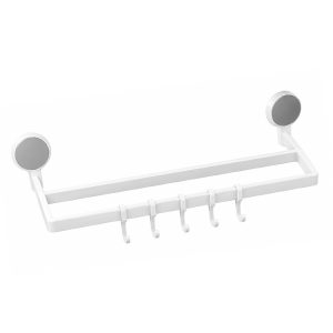 J&S Home, Double Towel Rack with 5 Hooks, JS185373
