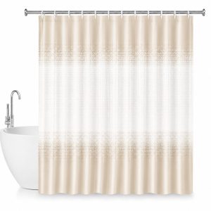 Bathlux Peva Shower Curtain 180x180cm Beige #60820