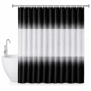 Bathlux Peva Shower Curtain 180x180cm Black #60822