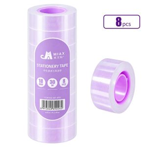 Adhesive Tape Roll 1.8cm x 30m (Purple, 8pcs) MX-9006