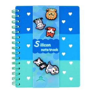 Silicone Cover Spiral Notebook 21922-1