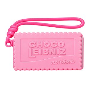 Scented Silicone Biscuit Mini Keychain Notebook  10234 pink