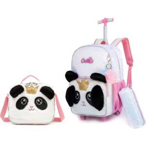 Panda Design Trolley Backpack Set (3pcs) 11910T-3
