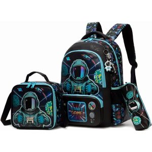 Space/Astronaut Design Backpack Set (3pcs) 19305-3