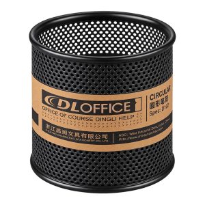 Round Mesh Pen Container (Black) DL3342