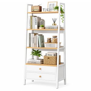 5-Tier Storage & Display Shelf with 2 Drawers