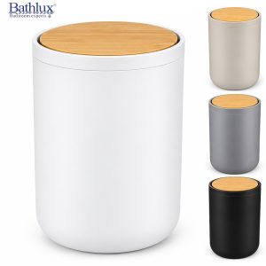 Bathlux Modern Swing-Top Waste Bin #8033