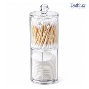 2-in-1 Cotton Swab & Cotton Pad Organizer #MSD-2072(8019)
