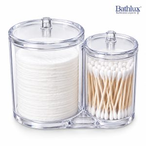 2-in-1 Cotton Pad & Cotton Swab Organizer #MSD-2085