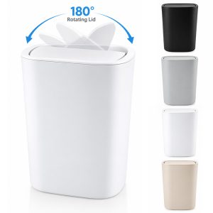 Modern Swing-Top Waste Bin #JS-8033