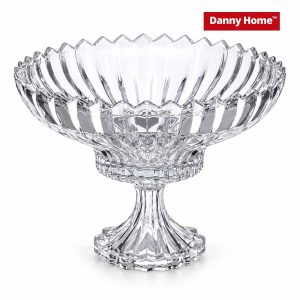 Danny Home Pedestal Crystal Fruit Bowl