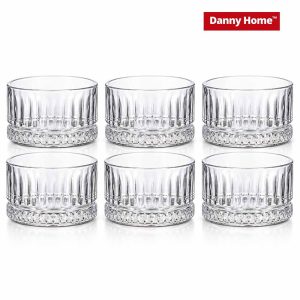 Danny Home 6-Piece Glass Nuts Dish Set