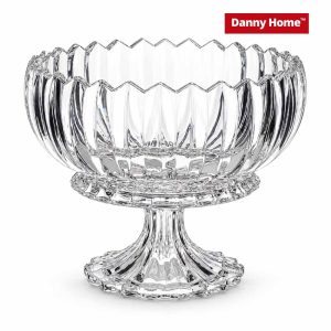 Danny Home Pedestal Crystal Fruit Bowl