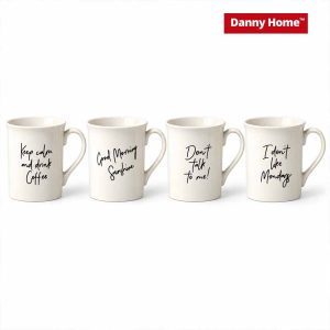 Danny Home Ceramic Quote Mug – 350 ml