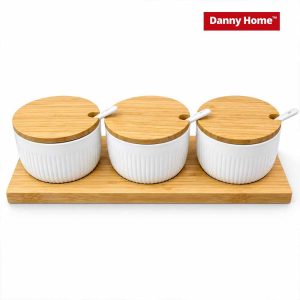 Danny Home 10-Piece Ceramic Condiment Set