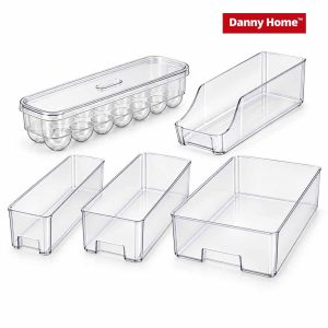 Danny Home 5-Piece Refrigerator Storage Organizer Set