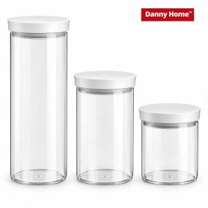 Danny Home 3-Piece Round Sealed Storage Box Set