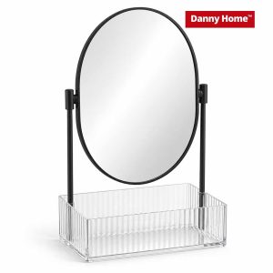 Danny Home Cosmetic Organizer with Tilting Mirror