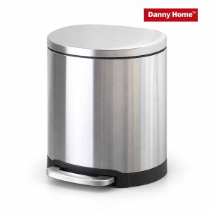 Danny Home 12L Stainless Steel Pedal Trash Can