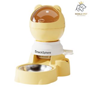 cat feeding bowl dispenser MB1124-BW
