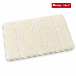 Cream Plush Floor Mat – 50 × 80 cm