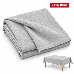 Danny Home Cotton-Linen Tablecloth 220*140cm Grey