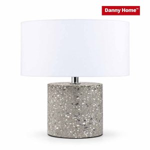 Danny Home Silver Mosaic Table Lamp