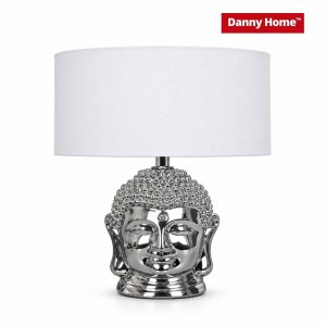 Danny Home Silver Porcelain Table Lamp