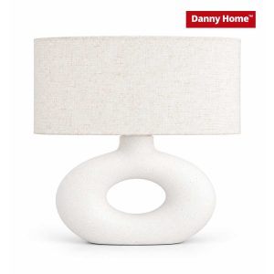 Danny Home White Ceramic Table Lamp