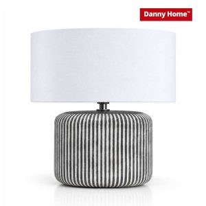 Danny Home Grey Ceramic Table Lamp