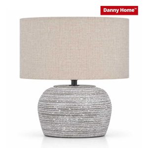 Danny Home Light Grey Cement Table Lamp