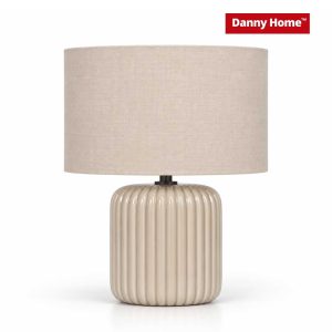 Danny Home Beige Ceramic Table Lamp