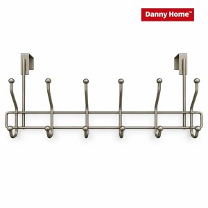 Danny Home Over-the-Door Hook Rack – 12 Hooks